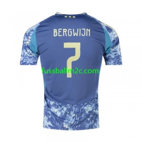 Fußballtrikots Ajax Amsterdam Steven Bergwijn 7 Auswärts Trikotsatz 2024-2025